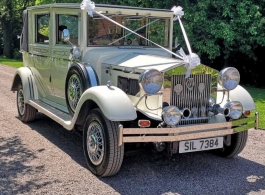 Imperial wedding car in Barnsley